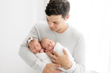 Newborn Photoshoot with Dad